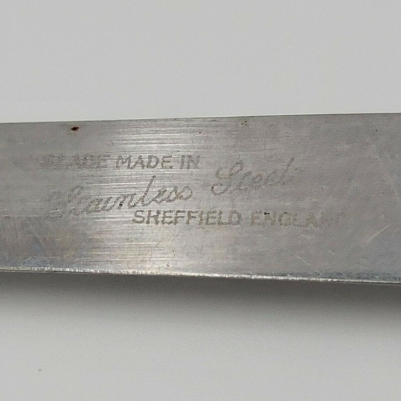 Vintage Sheffield England Steak Knife Set of 3 - Picture 7 of 10